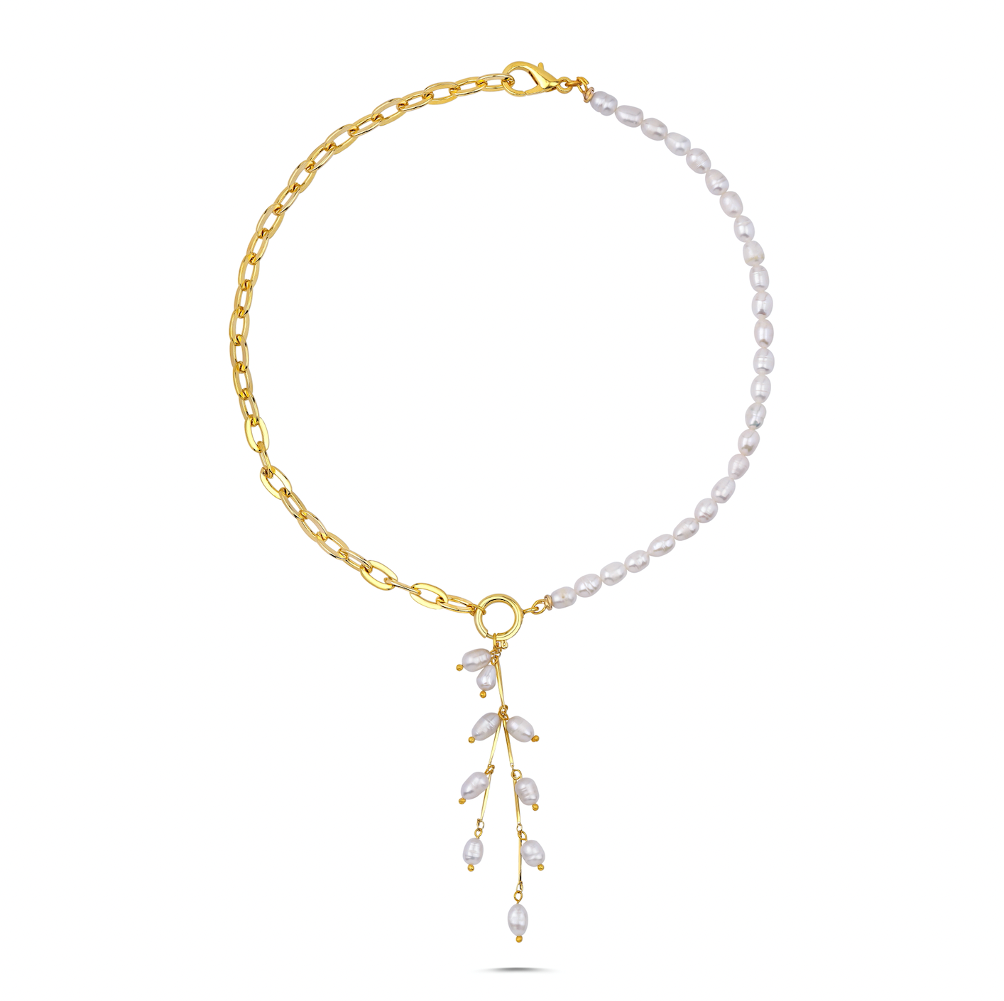 DANCING DISCO PEARLS NECKLACE