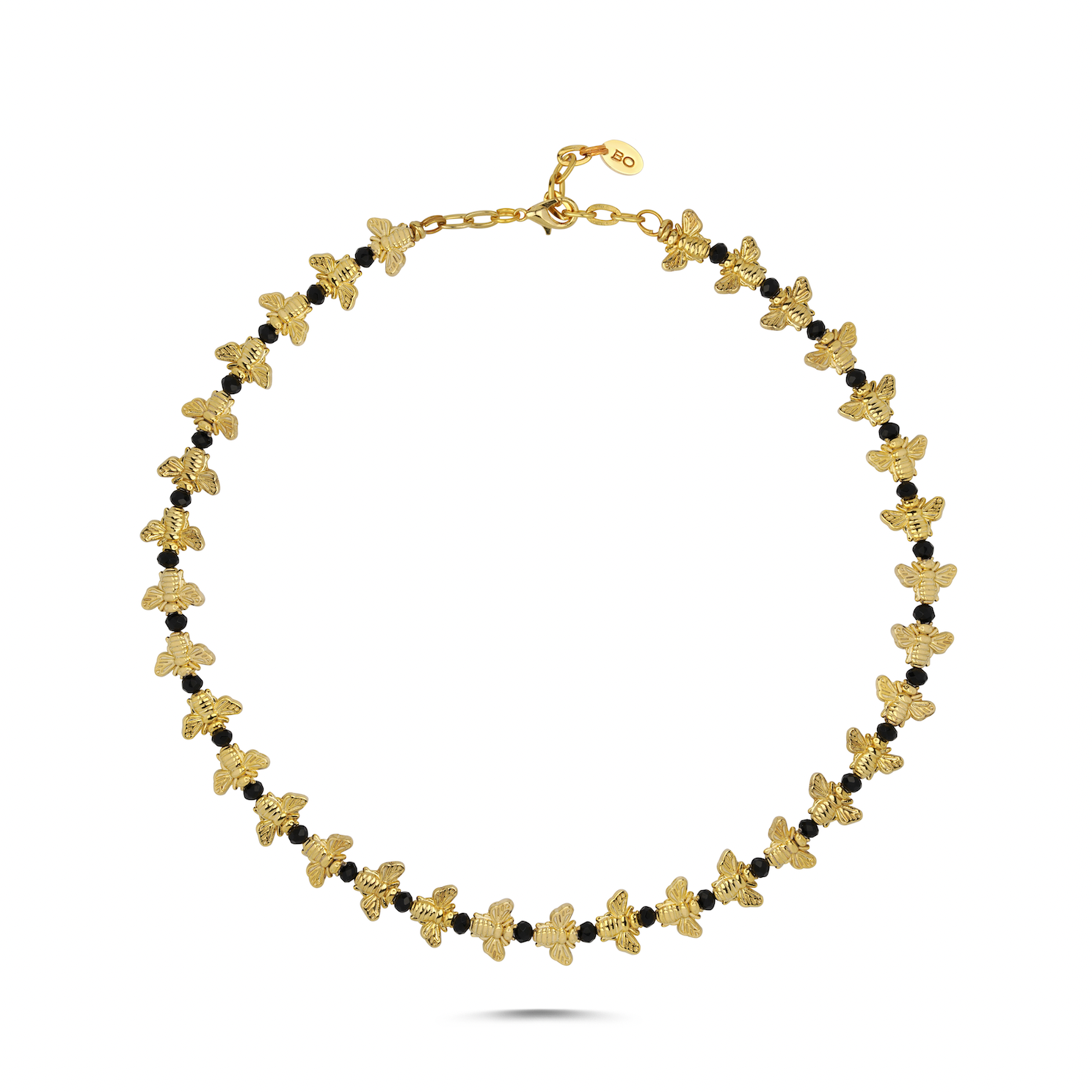BEE LOVE BLACK NECKLACE