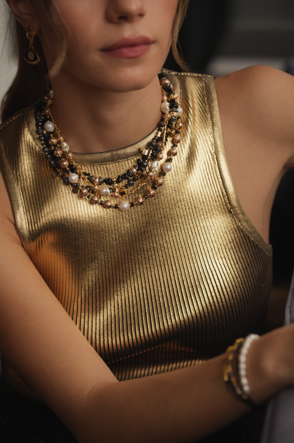 VOLCANO BAROQUE PEARL NECKLACE