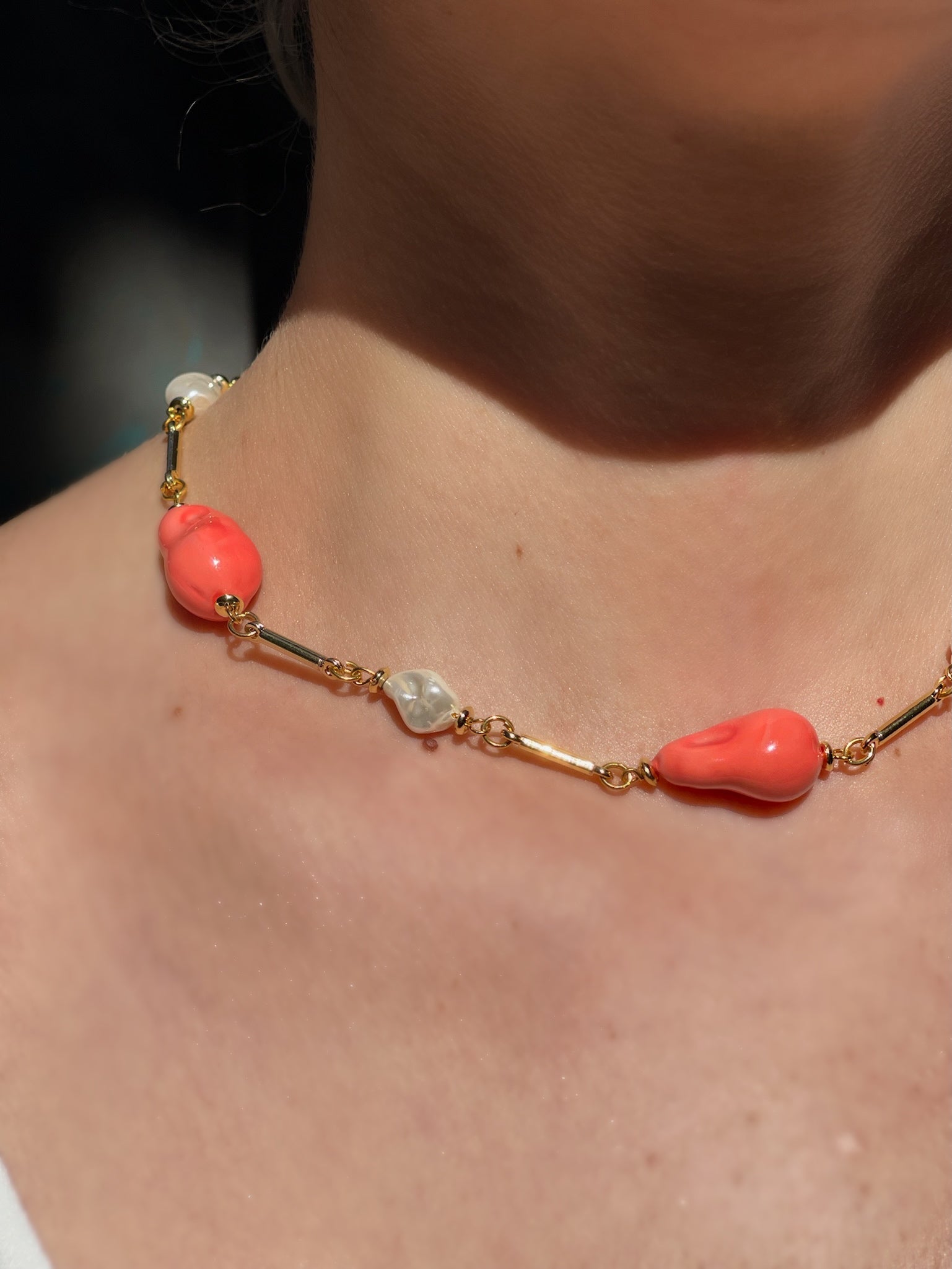 MIAMI ORANGE NECKLACE