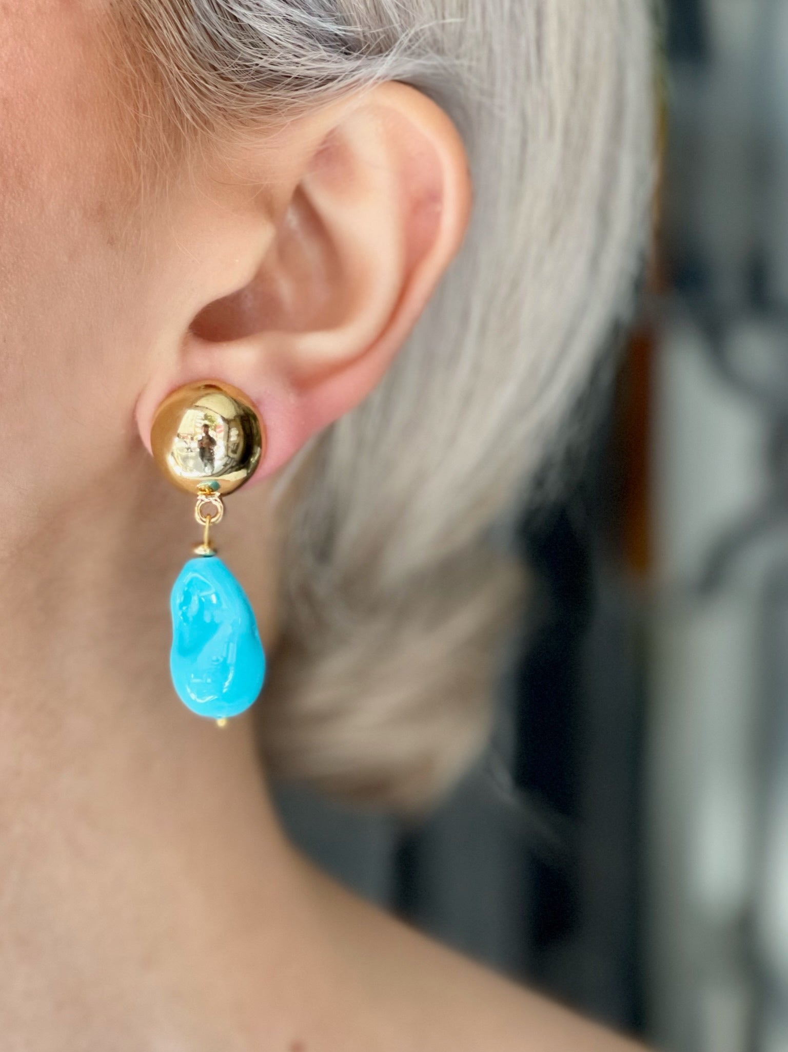 MIAMI TURQUOISE EARRINGS