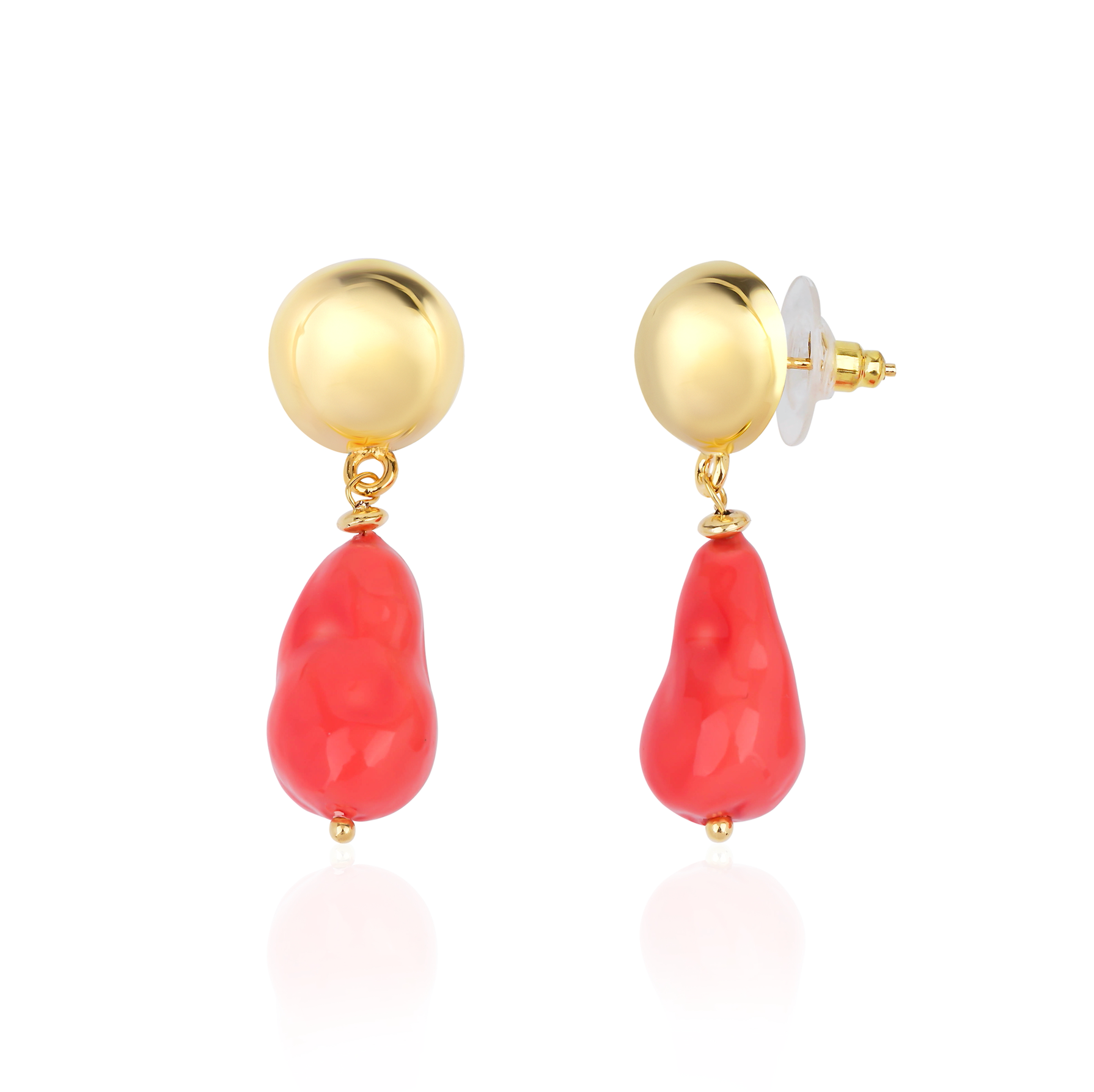 MIAMI ORANGE EARRINGS