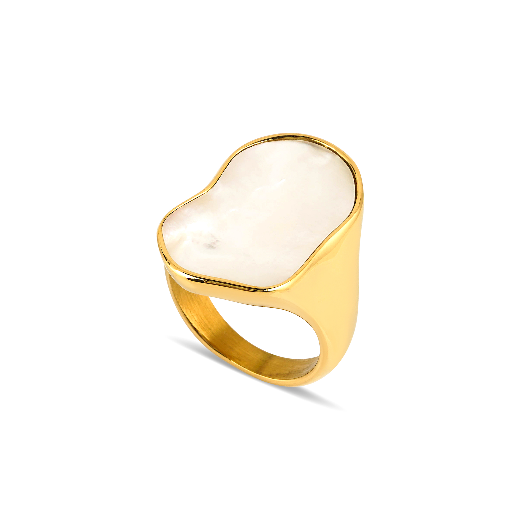 MOTHER-OF-PEARL RING