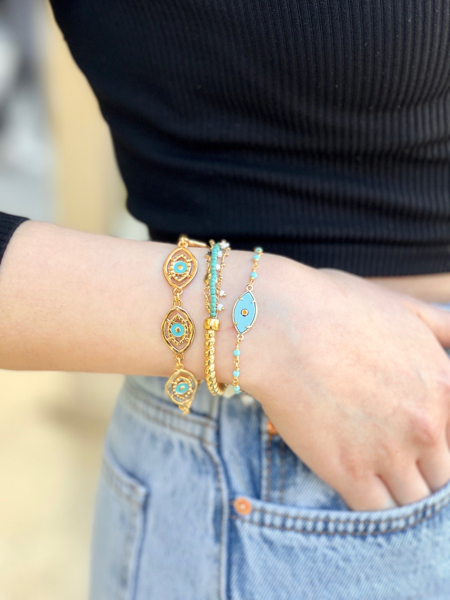 LOVER'S EYE TURQUOISE BRACELET