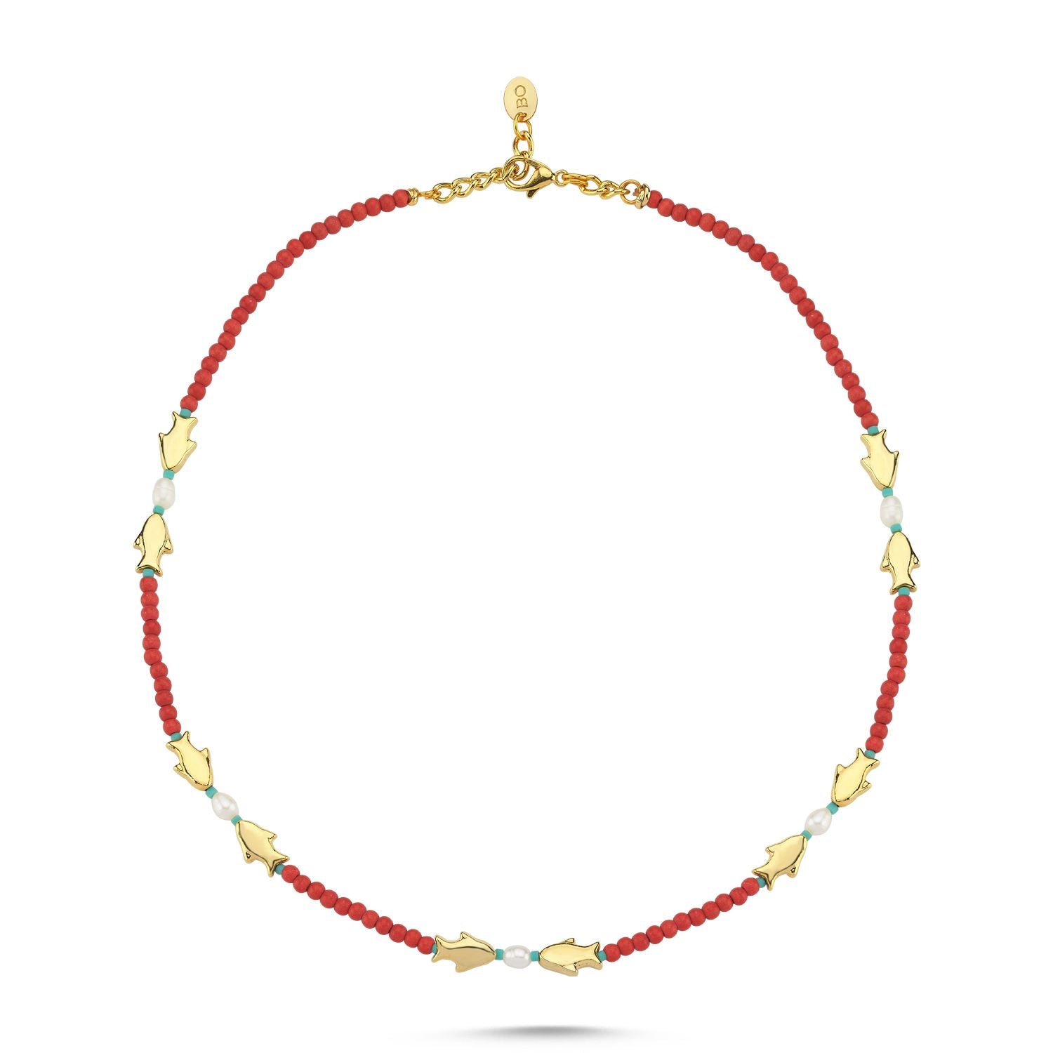BODRUM FISH PEARL NECKLACE