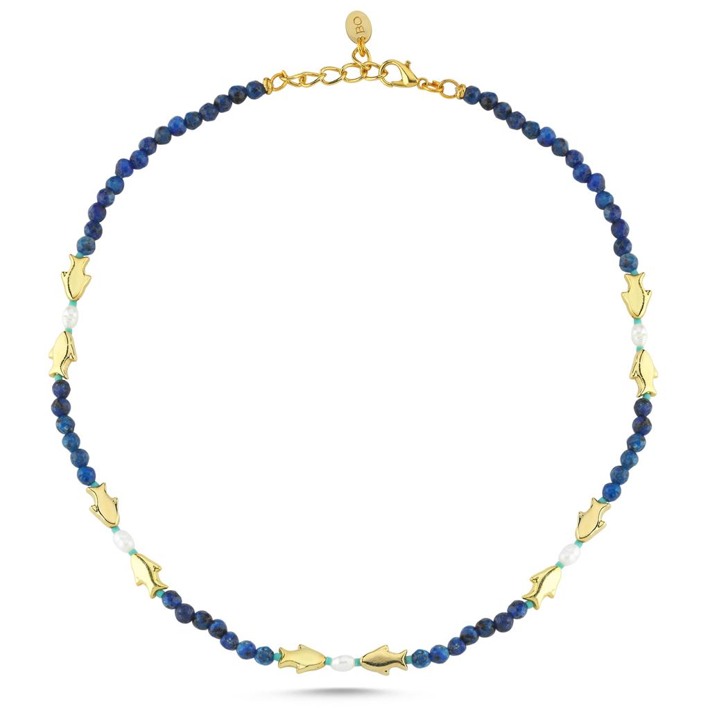 BODRUM FISH PEARL NECKLACE
