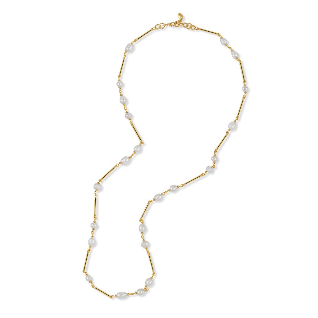 PEARL LONG CHAIN NECKLACE